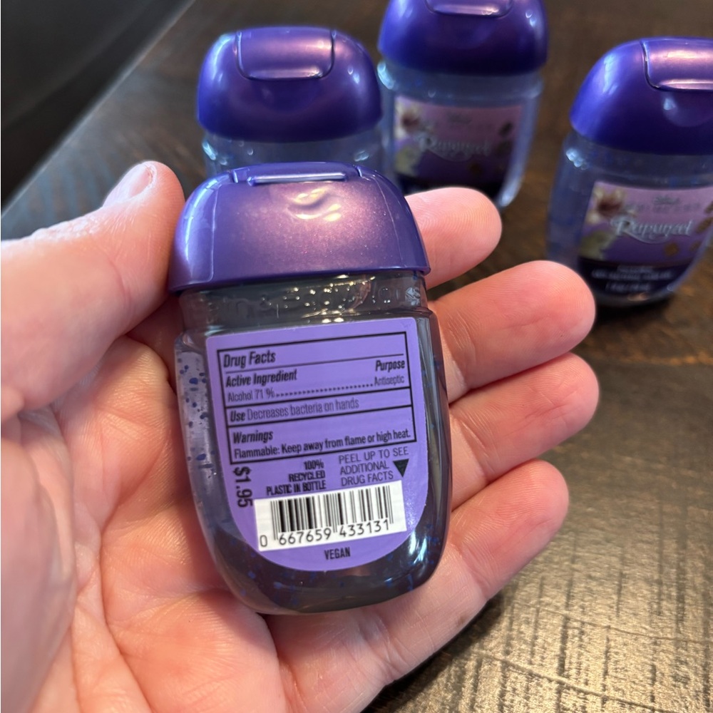 Bath & Body Works Disney Princess Rapunzel PocketBac Hand Sanitizer Set of 4 - Picture 3 of 3